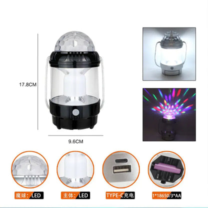 Outdoor LED Camping Lantern - Multi-Functional Bright Light