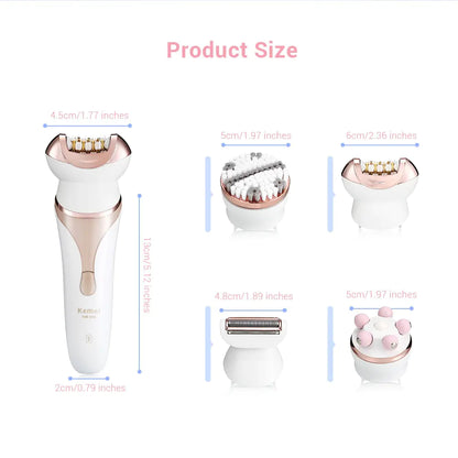 4-in-1 Rechargeable Epilator & Shaver Set