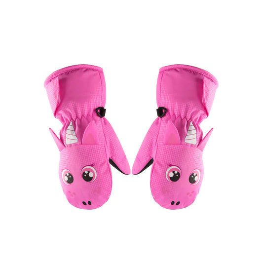 Waterproof Children's Ski Gloves and Mittens for Ages 1-8