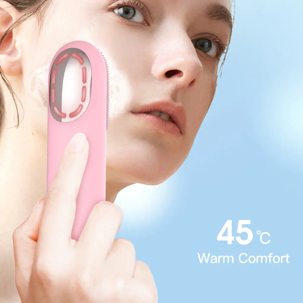 Red and Blue Light Electric Facial Cleanser Brush