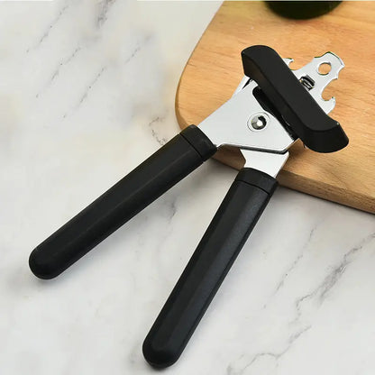 Manual Stainless Steel Can Opener with Smooth Edge