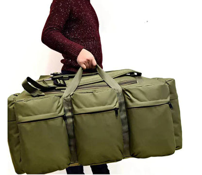 90L Camouflage Outdoor Backpack for Camping and Hiking
