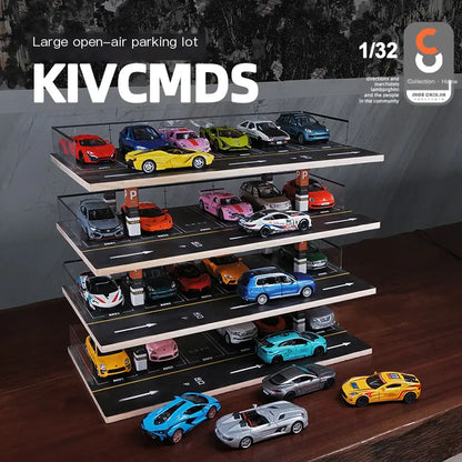 Large Realistic Parking Garage Model Display Rack