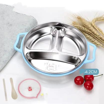 Stainless Steel Kids Plate
