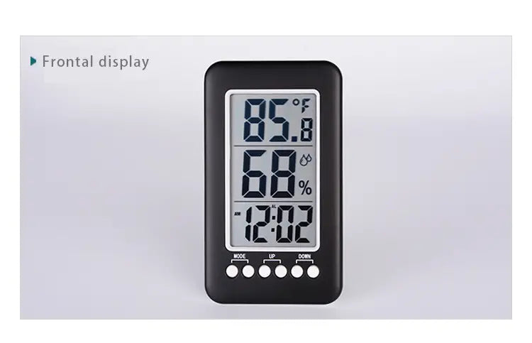 Electronic Clock with Temperature and Humidity Display