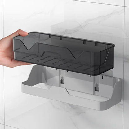Bathroom Wall-mounted Organizer and Storage Rack Shelves
