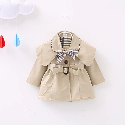 Foreign Style Girl's Windbreaker Coat