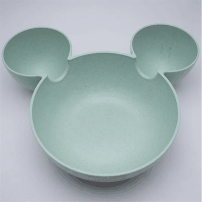 Mickey Mouse Kids' Plastic Lunch Box and Snack Plate