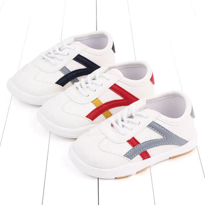 Toddler Shoes with Front Lace and Rubber Sole