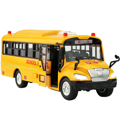 Children's School Bus Toy Model - Large Inertia Vehicle