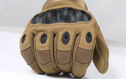 Full-Finger Climbing Gloves with Carbon Fiber Protection