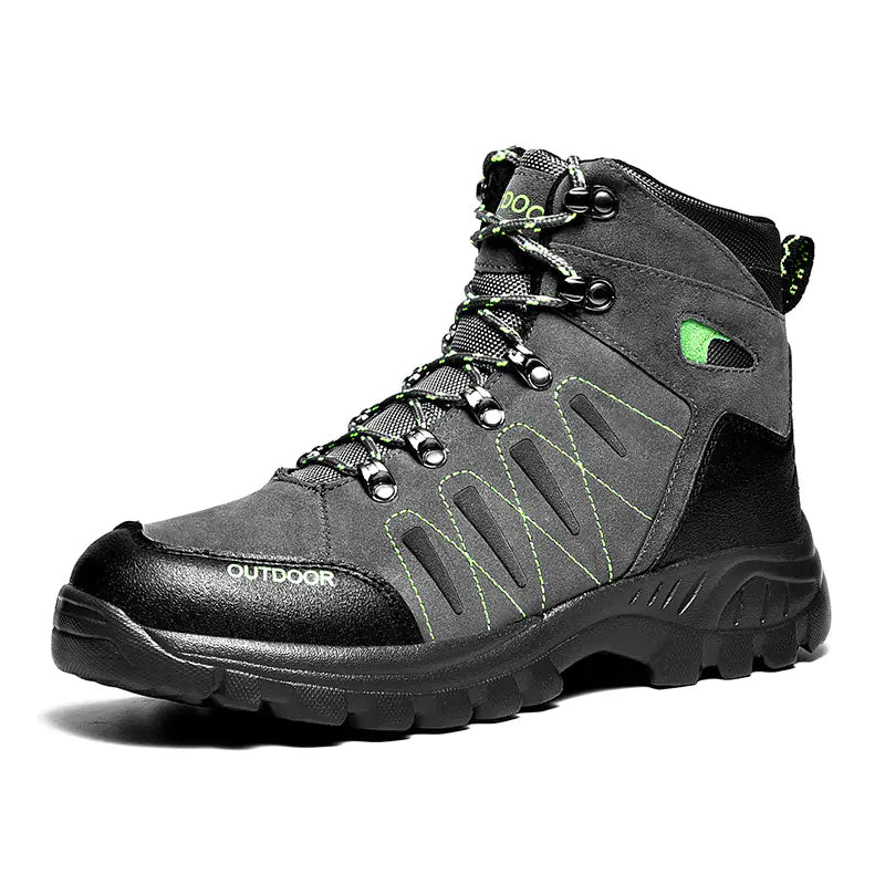 Men's Hiking Shoes - High-Top Sports Footwear
