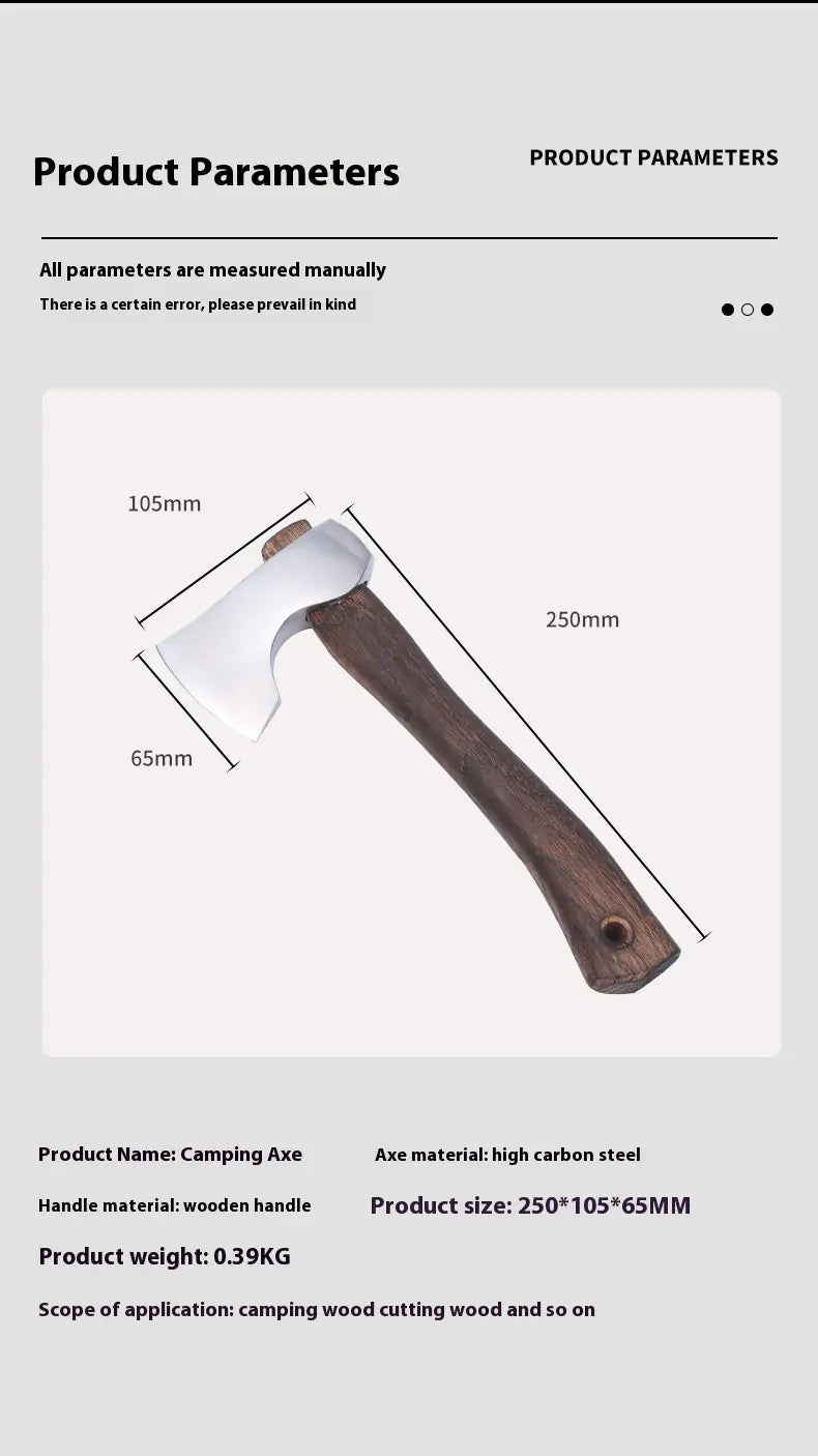 Camping Axe – High Carbon Steel Outdoor Hatchet