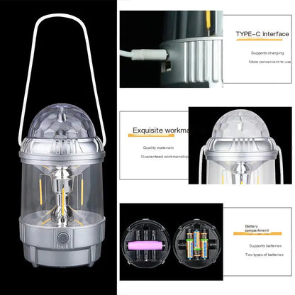Outdoor LED Camping Lantern - Multi-Functional Bright Light