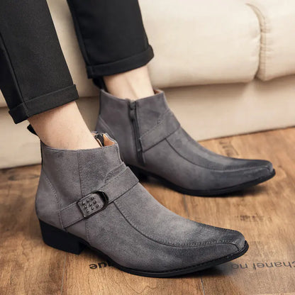 Men's Casual Leather Shoes - Fashion Trend for Personality