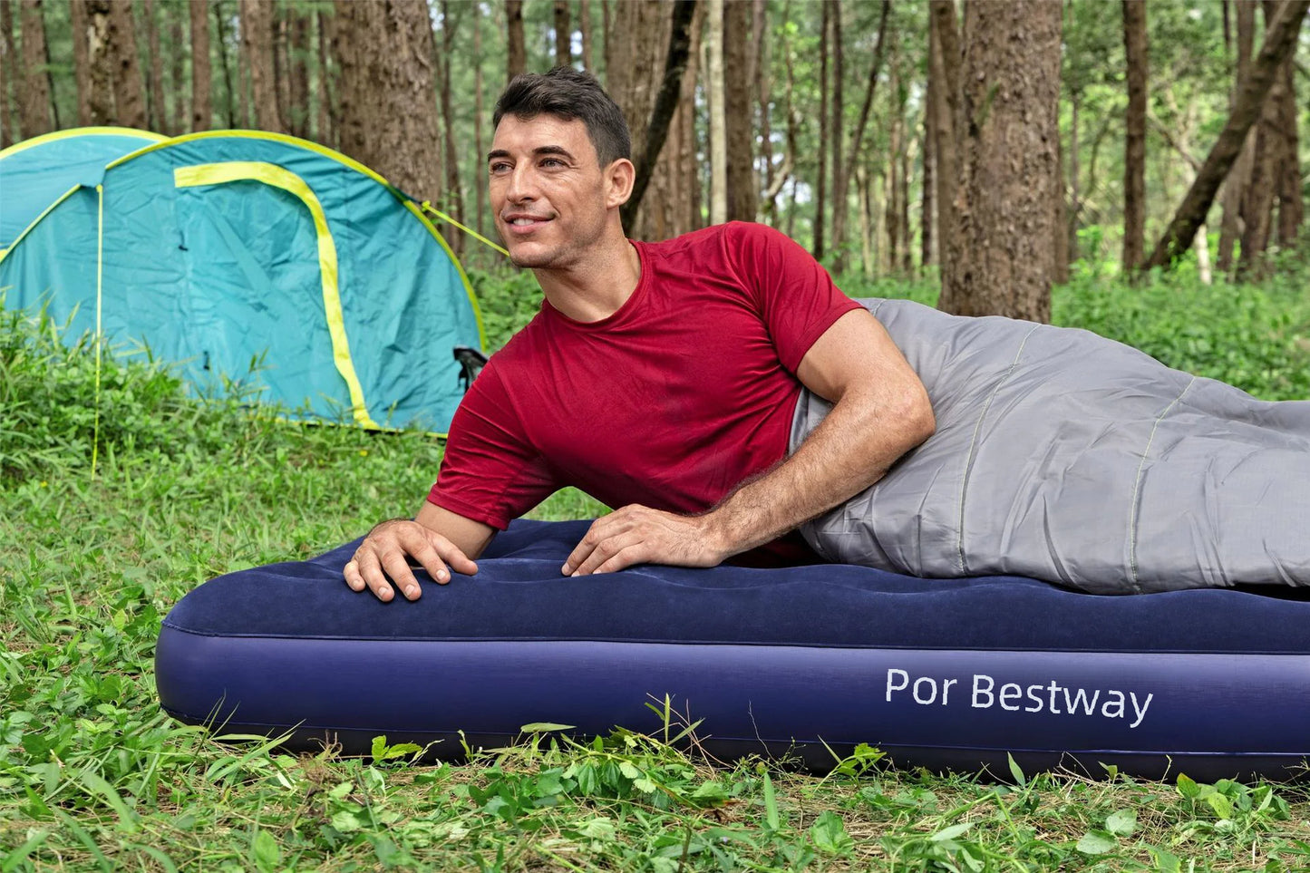 Bestway 67001 Portable Inflatable Camping Mattress
