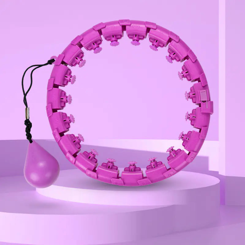 Adjustable Smart Hula Hoop – Weighted Fitness Ring