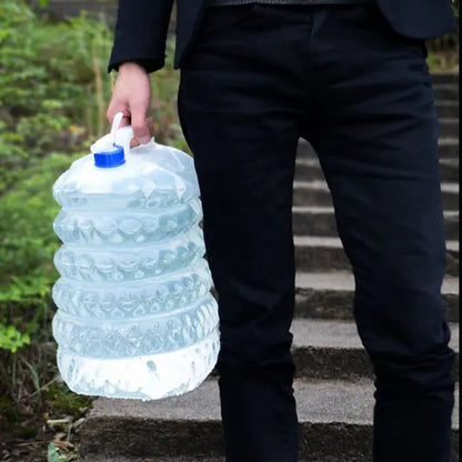 Portable Folding Water Bucket for Camping and Outdoors
