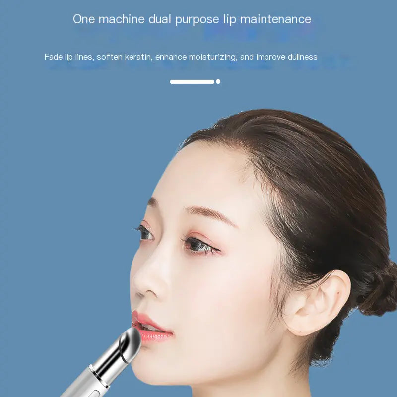 Eye Care Device with Heating Eye Cream Stick and LED