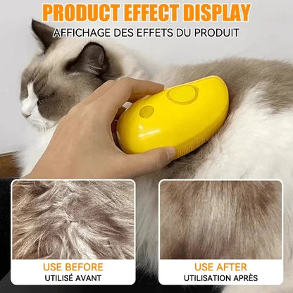Pet Steam Brush Electric Spray Comb