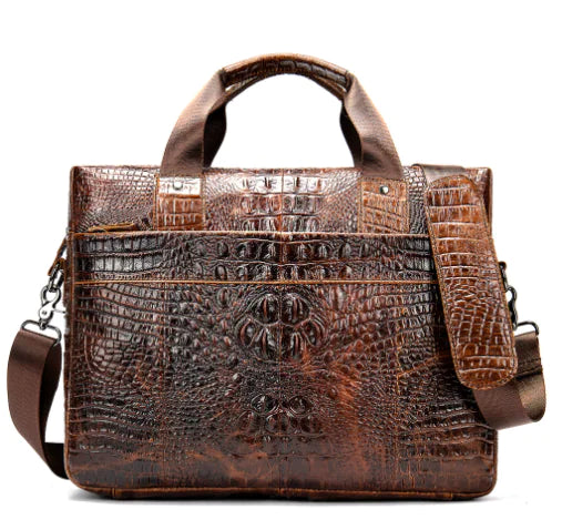 Cowhide Leather Laptop Bag