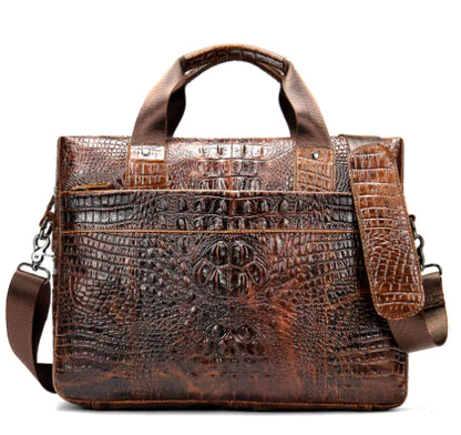 Cowhide Leather Laptop Bag