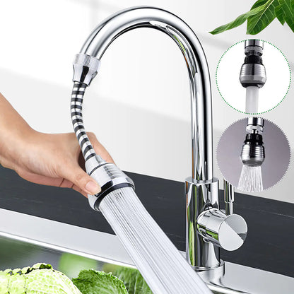Supercharged 360° Water-Saving Kitchen Shower Faucet