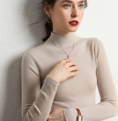 2020 Women's Classic Cashmere Turtleneck Sweater