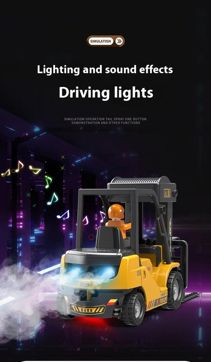 Remote Control Forklift and Crane Toy