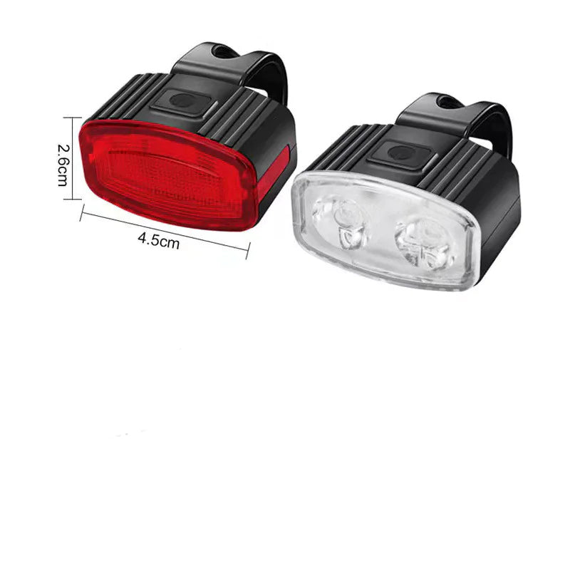 USB Rechargeable Bike Light Set