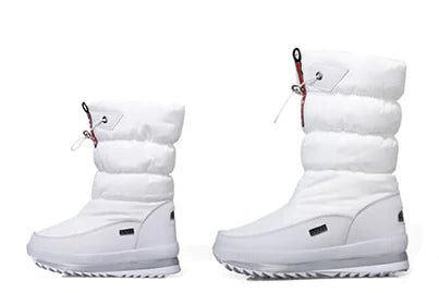 Kids' Warm Non-Slip Mid-Calf Snow Boots (Thickened)