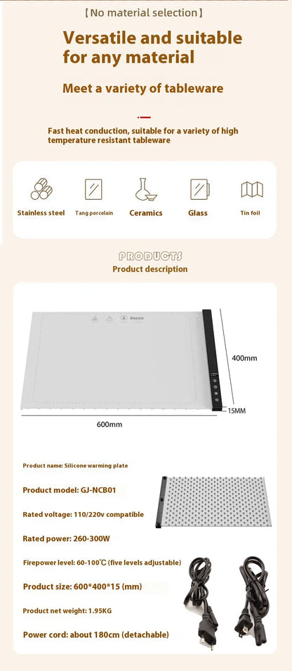 Foldable Food Insulation Board Heating Mat