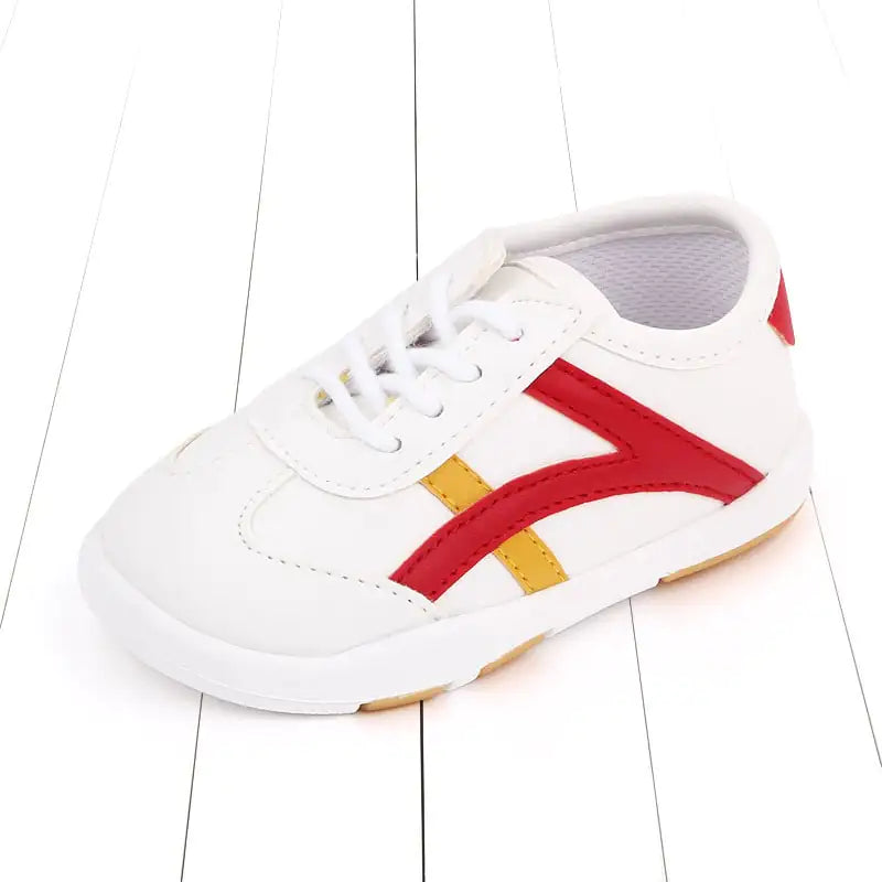 Toddler Shoes with Front Lace and Rubber Sole