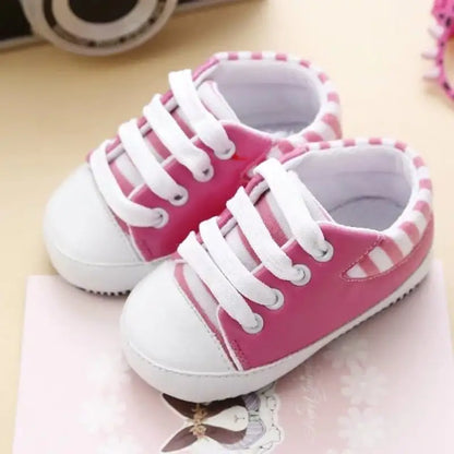 Autumn Unisex Cotton Cartoon Toddler Lace-up Shoes