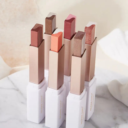 Dual Color Waterproof Velvet Eye Makeup Shadow Stick