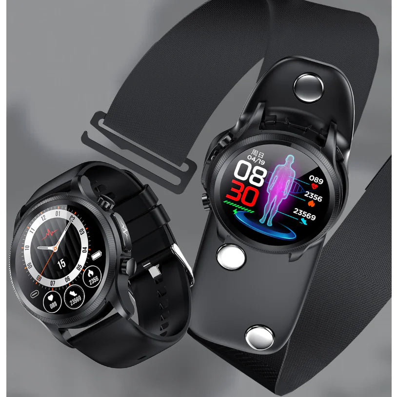 E400 Non-invasive Smart Watch: Glucose, ECG, PPG, Temp