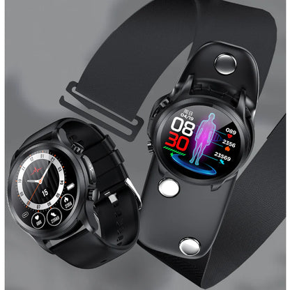 E400 Non-invasive Smart Watch: Glucose, ECG, PPG, Temp
