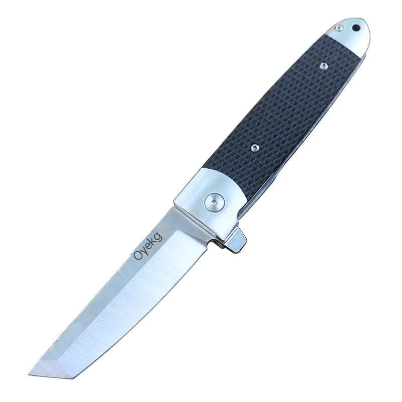 Outdoor Folding Knife with G10 Handle for Camping