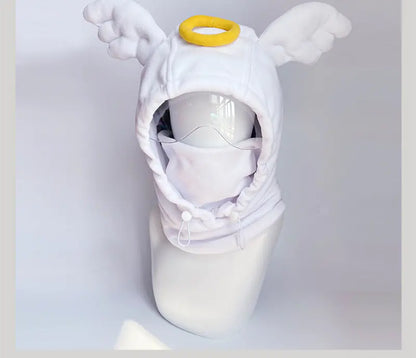 Cute Cartoon Windproof Ski Helmet Hat for Warmth