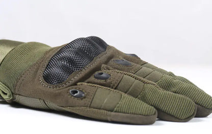 Full-Finger Climbing Gloves with Carbon Fiber Protection