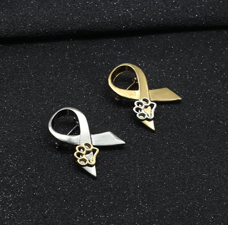 Paw Print Brooch and Lapel Pin