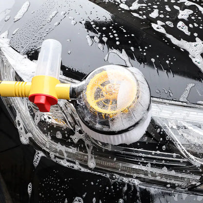 Dual-use Automatic Rotating Car Wash Brush Tool