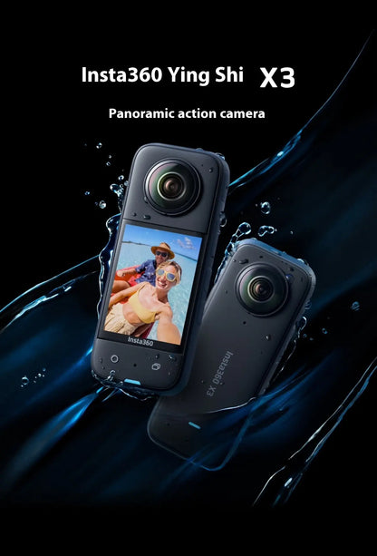 5.7K 360° Action Camera with Stabilization
