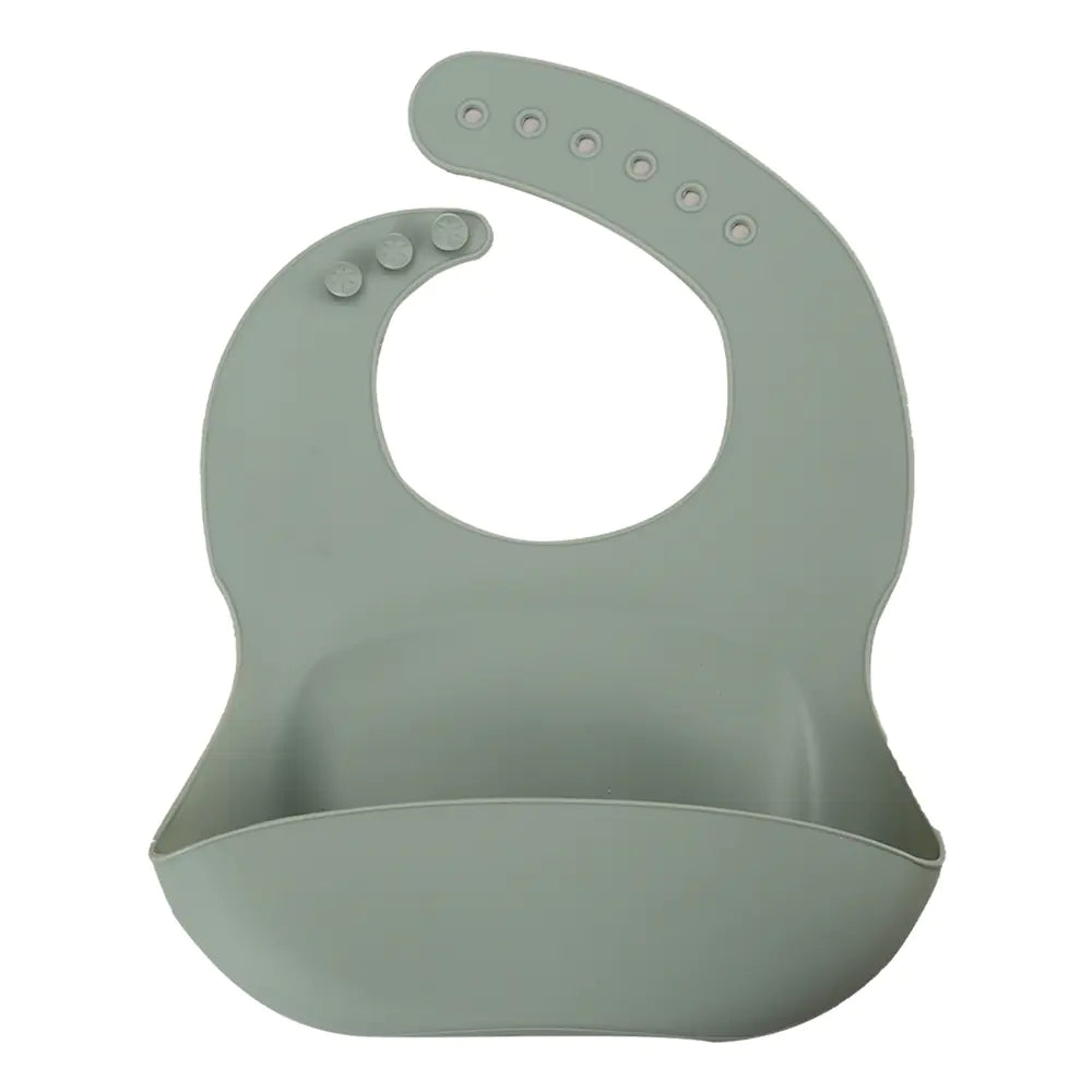 Silicone Bib for Babies - Waterproof and Easy Clean