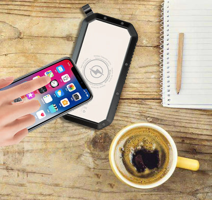 ES982S Solar Wireless Power Bank 20000mAh with Qi Support