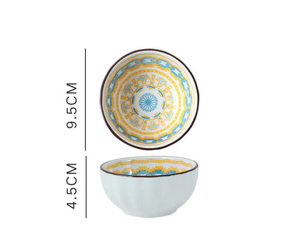Underglaze Ceramic Sauce Dish for Household Use
