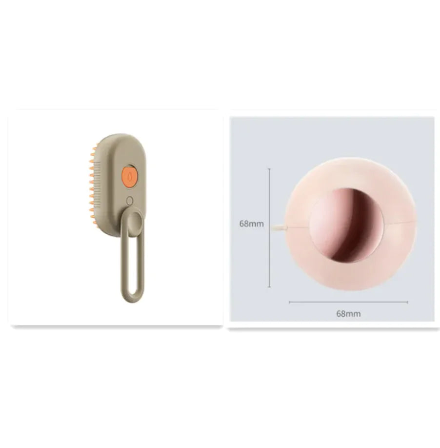 3-in-1 Pet Steam Grooming Brush