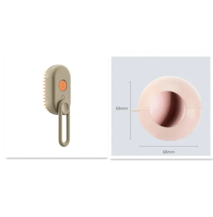3-in-1 Pet Steam Grooming Brush