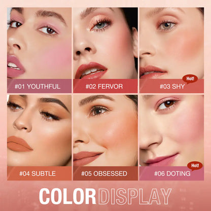 Natural Color Nude Makeup Blusher Stick for Enhancement