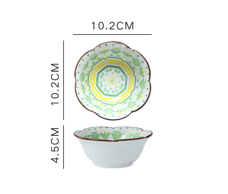 Underglaze Ceramic Sauce Dish for Household Use